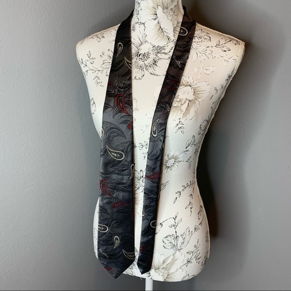 Oscar de la Renta Other - Oscar de la Renta Studio Gray Paisley USA Tie